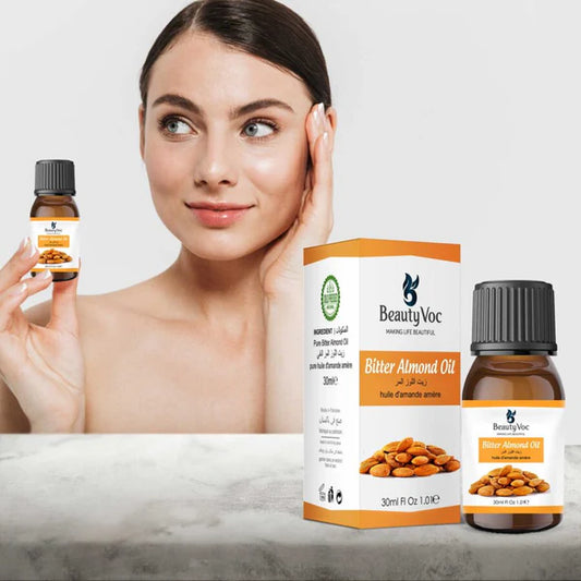 Bitter Almond Oil 30 ml - 100% Pure & Natural | Best For Skin & Hair Care
