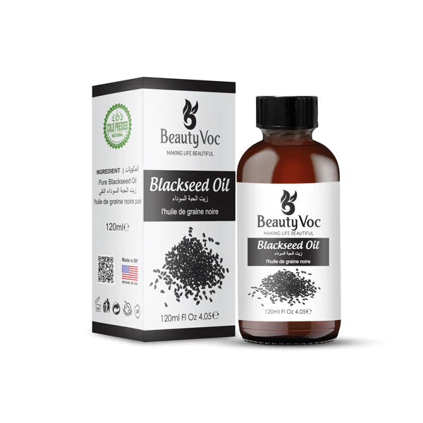 Black Seed Oil 120 ml - 100% Pure & Natural, Edible Oil | Best For Skin, Hair & Overall Wellness
