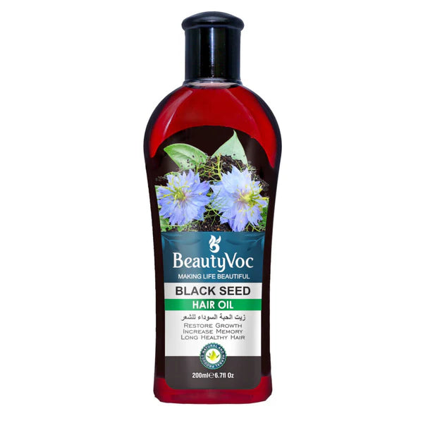Black seed Hair Oil 200 ml | Hair Growth Oil | Anti Hair Fall & Scalp Nourishment | Blackseed best Strengthens Roots & Thinning Hair