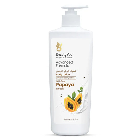 Papaya Face & Body Lotion 400 ml | For Skin Hydration & Natural glow