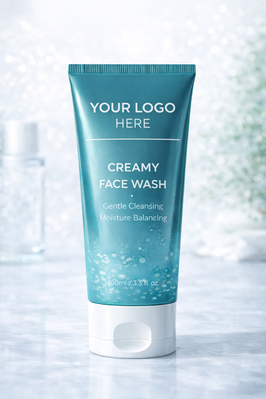 Facewash Creamy 100ml Tube In Private Label