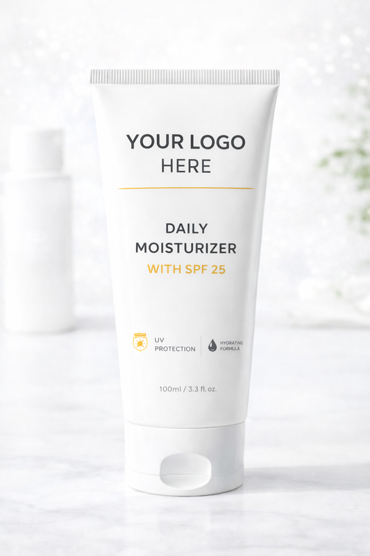 Daily Moisturizer 100ml Tube + Box In Private Label