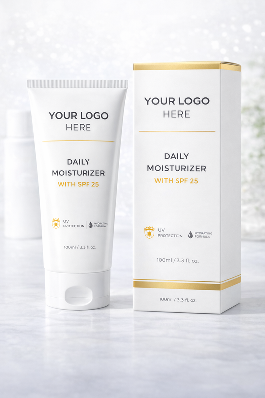 Daily Moisturizer 100ml Tube + Box In Private Label