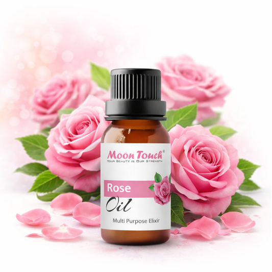 Rose Oil 10ml - For Skin, Hair & Aromatherapy